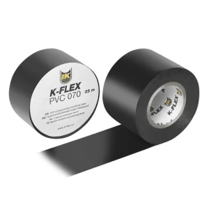 Лента ПВХ PVC AT 070 38мм х 25м черный K-flex 850CG020001 Лента ПВХ PVC AT 070 38мм х 25м черный K-flex 850CG020001